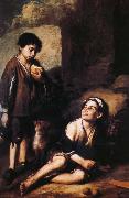 Bartolome Esteban Murillo Hoop game painting